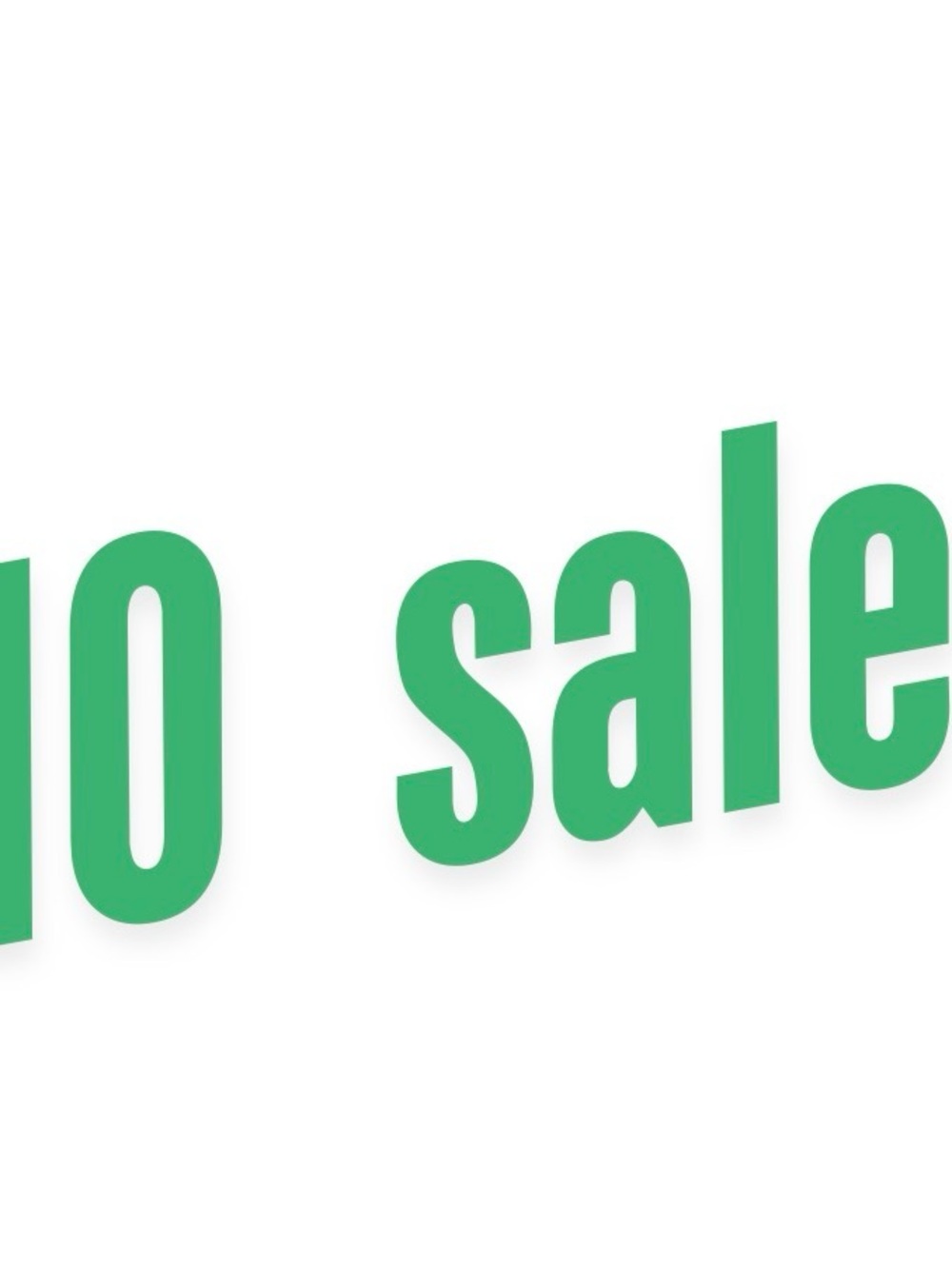 Green 'sale' Graphic Text Accent